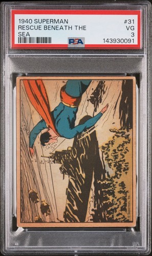 1940 Gum Inc Superman #31 Rescue Beneath The Sea