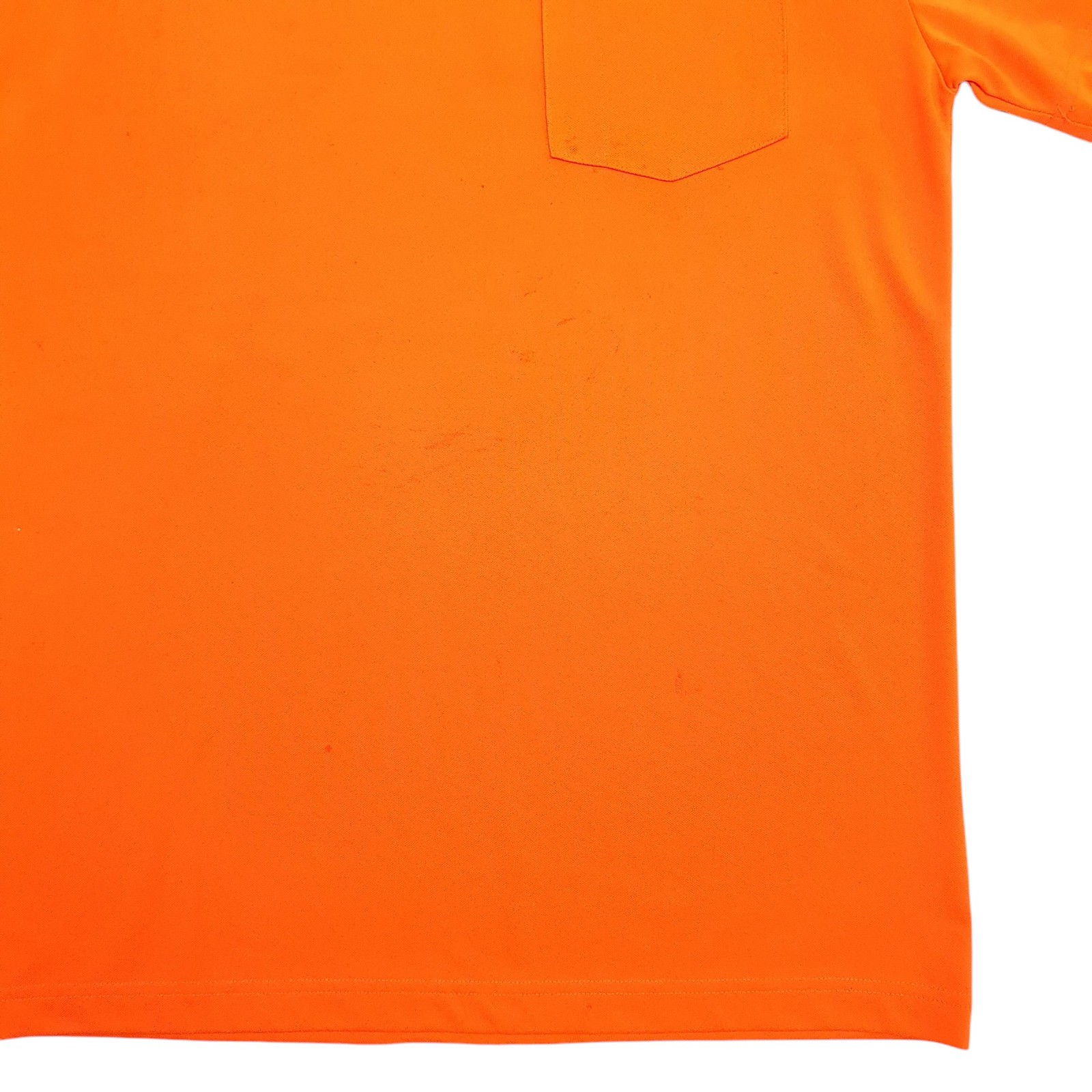 DICKIES Orange T Shirt Tee Pocket Short Sleeve Polyester Mens M image 4