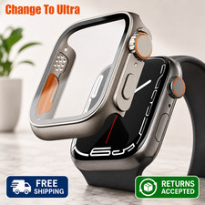 Smartwatch Case Cover Tempered Glass Screen Protector Soft Bumper Shell Frame