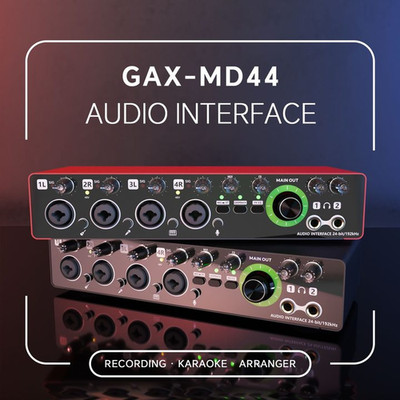 E-44 New Arrivals 4 Channel Universal Audio Interface Profesional USB Interfaz