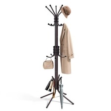 Outspurge Metal Coat Rack, Freestanding Coat Tree Hall Tree with 15 Hooks, S...