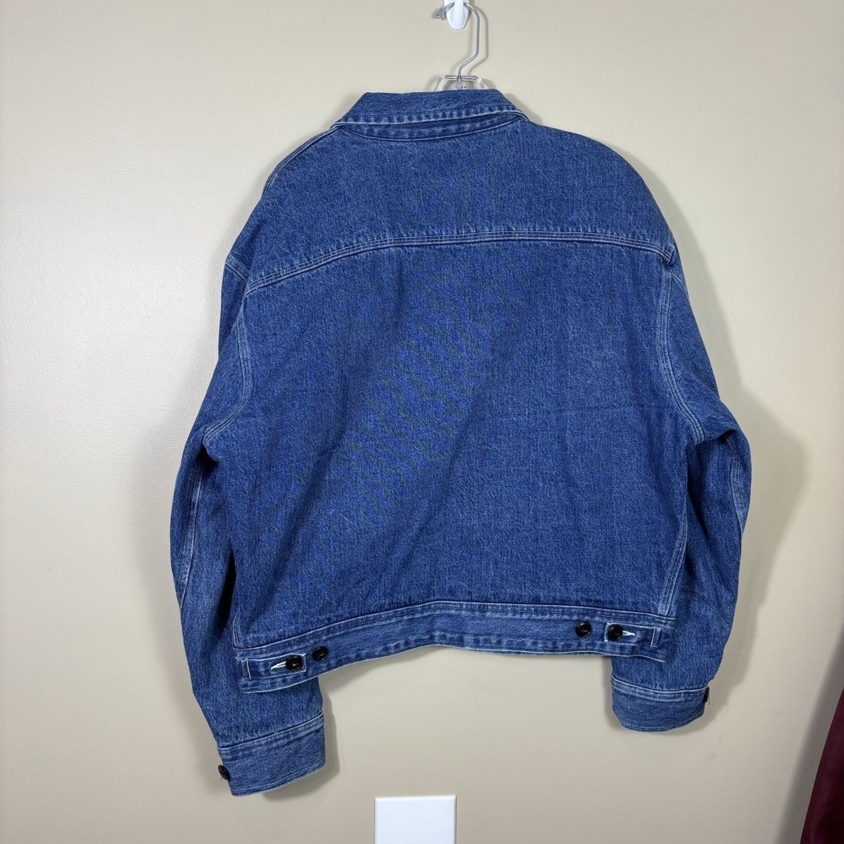 Vintage Polo Country Ralph Lauren Denim Jacket Mens Large 90s