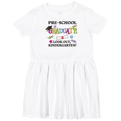 Inktastic Pre-School Graduate Look Out, Kindergarten! Toddler Dress Graduation