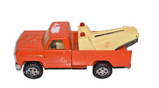 Tonka AA Wrecker Truck Tow Truck Pressed Steel Orange White Vintage