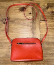 Loubs Damen-Handtasche in Echtleder, Rostbraun, 23x10x18 cm