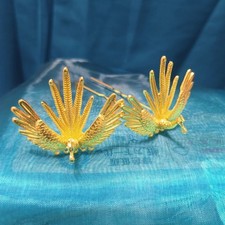 Alloy Phoenix Hairpin Pair Traditional Hanfu Hair Stick Chinese Style Jewelry