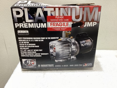 #ad JB Industries DV 85N 250NL Platinum Premium Vacuum Pump. Dual Voltage. $450.00