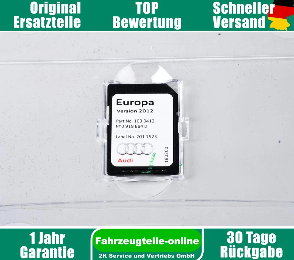 Speicherkarte Navigation Map Navigation (RMC) 2012 Audi A6 C7 4G 8X0919884D - Bild 3 von 3