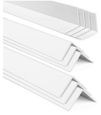 10 Pieces 1-1/8 x 48Inch Wall Corner Protector Guards, Plastic Walls Edge