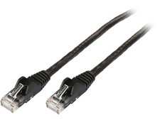 StarTech.com Cat6 Patch Cable - 2 ft. - Black Ethernet Cable - Snagless RJ45