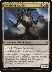 Herald of Kozilek (205/274) - Battle for Zendikar - Uncommon