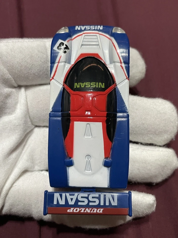 Sunory Exclusivo Calsonic "1.NISSAN R89C (No.23)" Giratorio Pull-Back Coche Japón Foto 3 de 4
