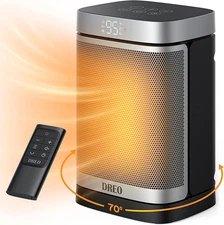 Dreo Space Heater, 1500W Portable Electric Heaters for Indoor Use, PTC Ceramic H