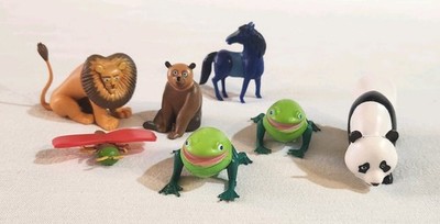 Eric Carle PVC Story Book Animals - Lot Of 7 Figures From The Brown Bear Book
