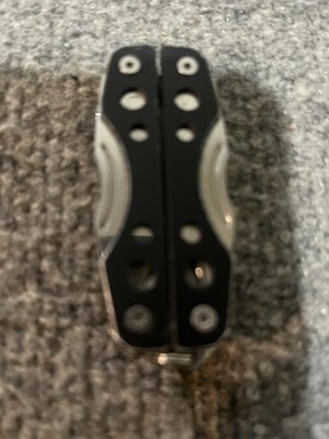 Vintage Gerber Shortcut Multitool Black Foldable Pocket Knife 