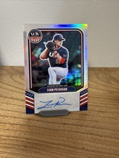 2026 USA Stars & Stripes Liam Peterson Refractor Auto #/149 Collegiate National