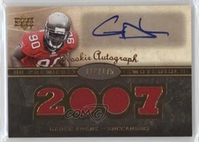 2007 UD Premier Materials Gold 113/175 Gaines Adams #151 Rookie Auto RC 0af