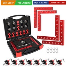 Corner Clamp for Woodworking, 90 Degree Corner Clamp, Aluminum Alloy 4 Pack 5...