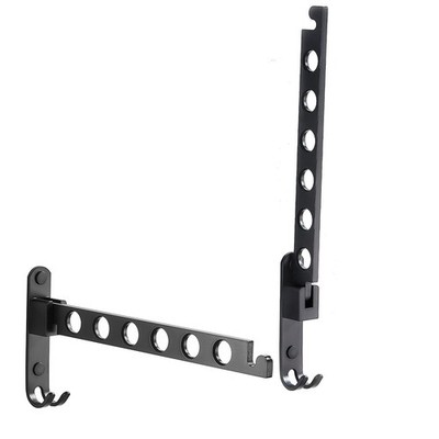 JOOM Retractable Folding Wall Hanger Folding Clothes Hanger Rack Clothes Stor...