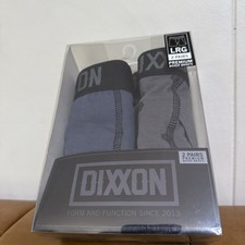 NIB Dixxon Flannel Company Mens Size L Premium Boxer Briefs Logo 2 Pairs