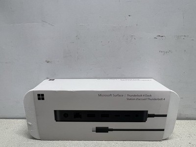 Microsoft - Surface Thunderbolt 4 Dock T8H-00001 - Black -