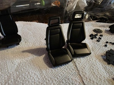 1/18 Ford Fishnet Style Sitze PAAR Modellteile für Diecast oder Diorama 