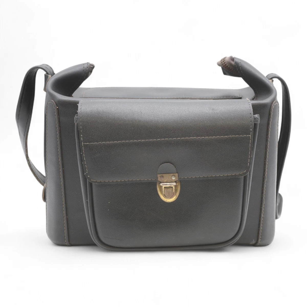 Borsa A Tracolla In Vera Pelle Per Fotocamera – Vintage, Marrone, Per Canon E Nikon