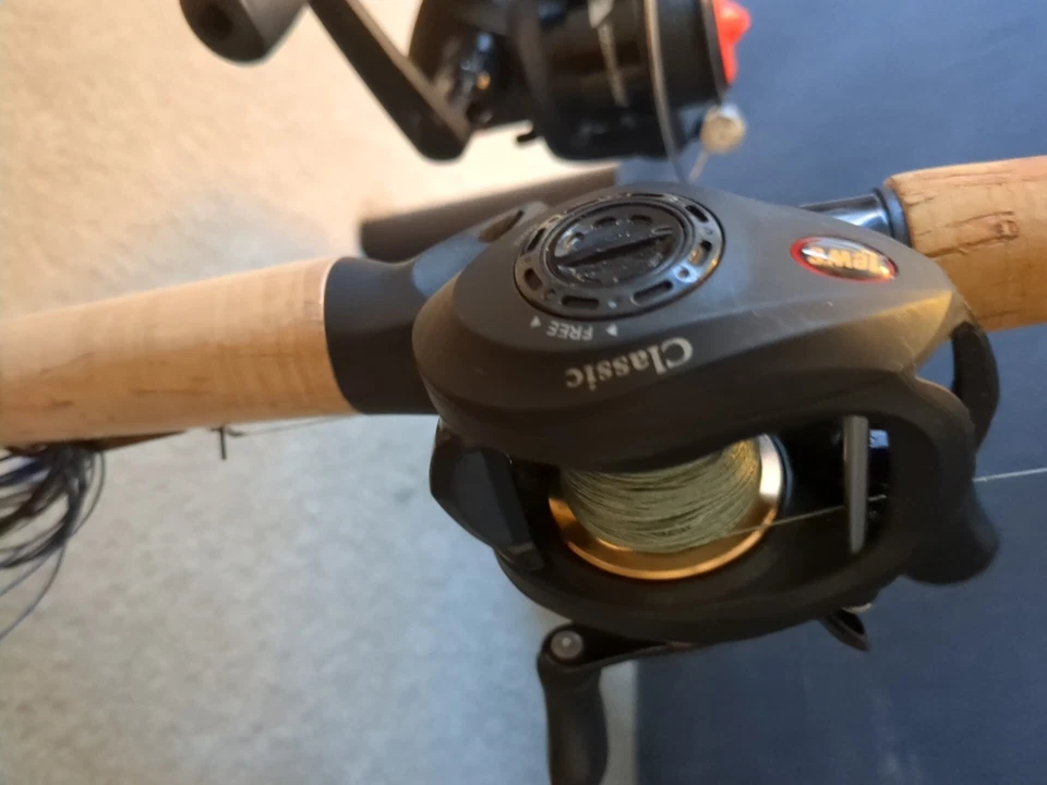 baitcasting combo and spinning combo 6'6 and 5'6 lews speed combo and wayfair - Image 2 of 4