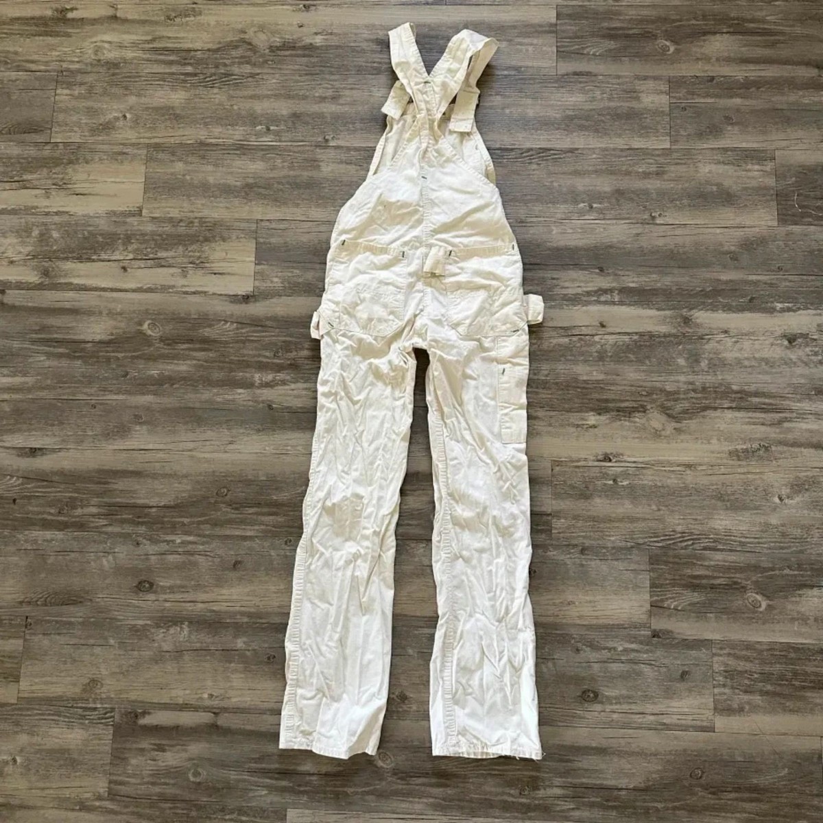 Vintage 50s Duck Head Union Made White Overalls Size 28X30 | eBay