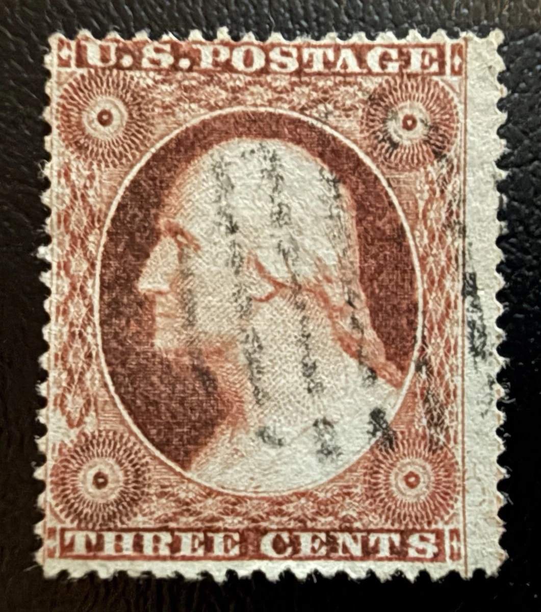 George Washington 3 Cent Stamp In Used Us Stamps (19th Century