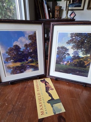 Maxfield Parrish - Two Original B&B Salesman Samples (c.1950) - Tinto-gravures