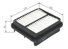 BOSCH Luftfilter 1 987 429 175 Filtereinsatz für ER SUZUKI LIANA 413 4WD