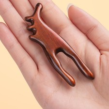 Pince de Massage Auriculaire En Bois Soulagement du Stress pour Maison, Bureau