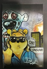 Do You Pooh? They Live homage Virgin GD ( Artist Copy ) Signed comic cover
