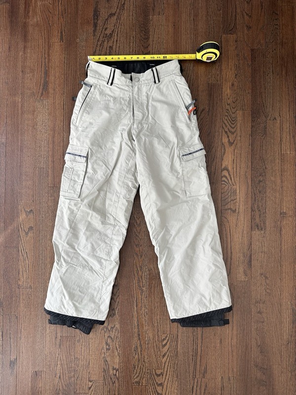 Bonfire Silver Series Snowboarding Ski Pants Mens Size Small Beige Snow Winter