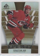 2021-22 Upper Deck SP Game Used Purity Gold 96/150 Sebastian Aho #P-35 0x2e