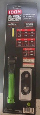 ICON 800 Lumen LED Rechargeable Magnetic Handheld Foldable Slim