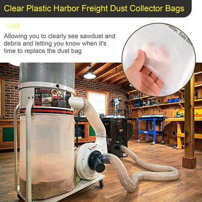Dust Collector Bags For Harbor Central Machinery Harbor Freight, 35 and 70 Gallo