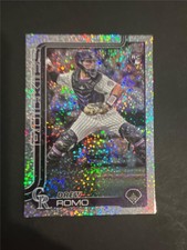 2025 Topps Celebration Confetti Foil Parallel #296 Drew Romo RC Rockies