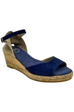 Toni Pons Women's Llivia-A Wedge Sandals Navy