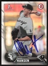 2016 Bowman Draft Picks & Prospects Alec Hansen Auto Chicago White Sox #BD-93
