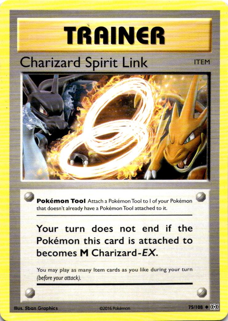 CHARIZARD SPIRIT LINK 75/108 UC EVOLUTIONS LP