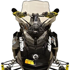 Powermadd Cobra Windshield-Mid-20in.-Black for 2020-2022 Ski-Doo Renegade Sport