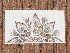 Reusable Plastic Stencil for DIY Art - Mandala Patterns Flowers by StencilAir