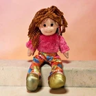 Vintage TY Beanie Boppers Snazzy Sabrina Doll with Tag 13 Inch 2001 Red Hair