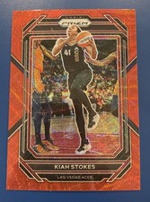 2023 Panini Prizm WNBA #34 Kiah Stokes Red Wave
