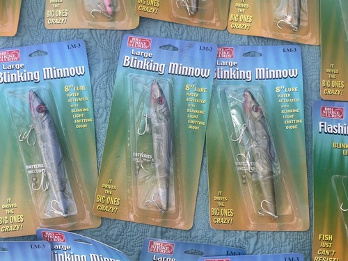 114 NOS Fishing Big Strike Lures Flashing Sonic Battery Bass Pike & Salt Water - Afbeelding 8 van 24