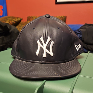 Leather Yankees Hat | eBay