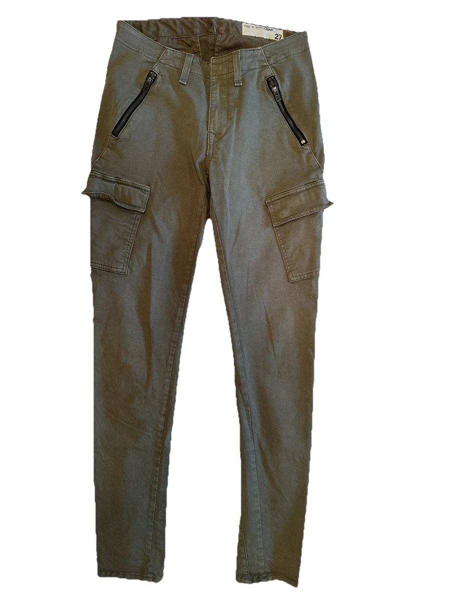 Jeans FRAME Taille 14 – Vert – Taille Haute – Coupe Skinny Ankle – Neuf Avec étiquettes