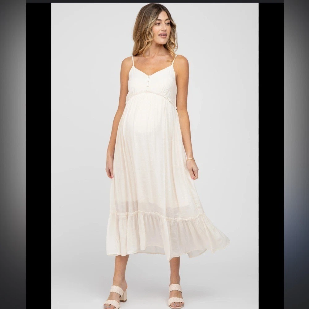 Ivory Long Maternity Dresses for sale
